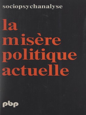 cover image of Sociopsychanalyse (7)